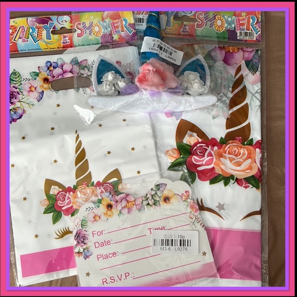 🦄New🦄Unicorn Ultimate B-Day Party Pack🦄 - Picture 3 of 9